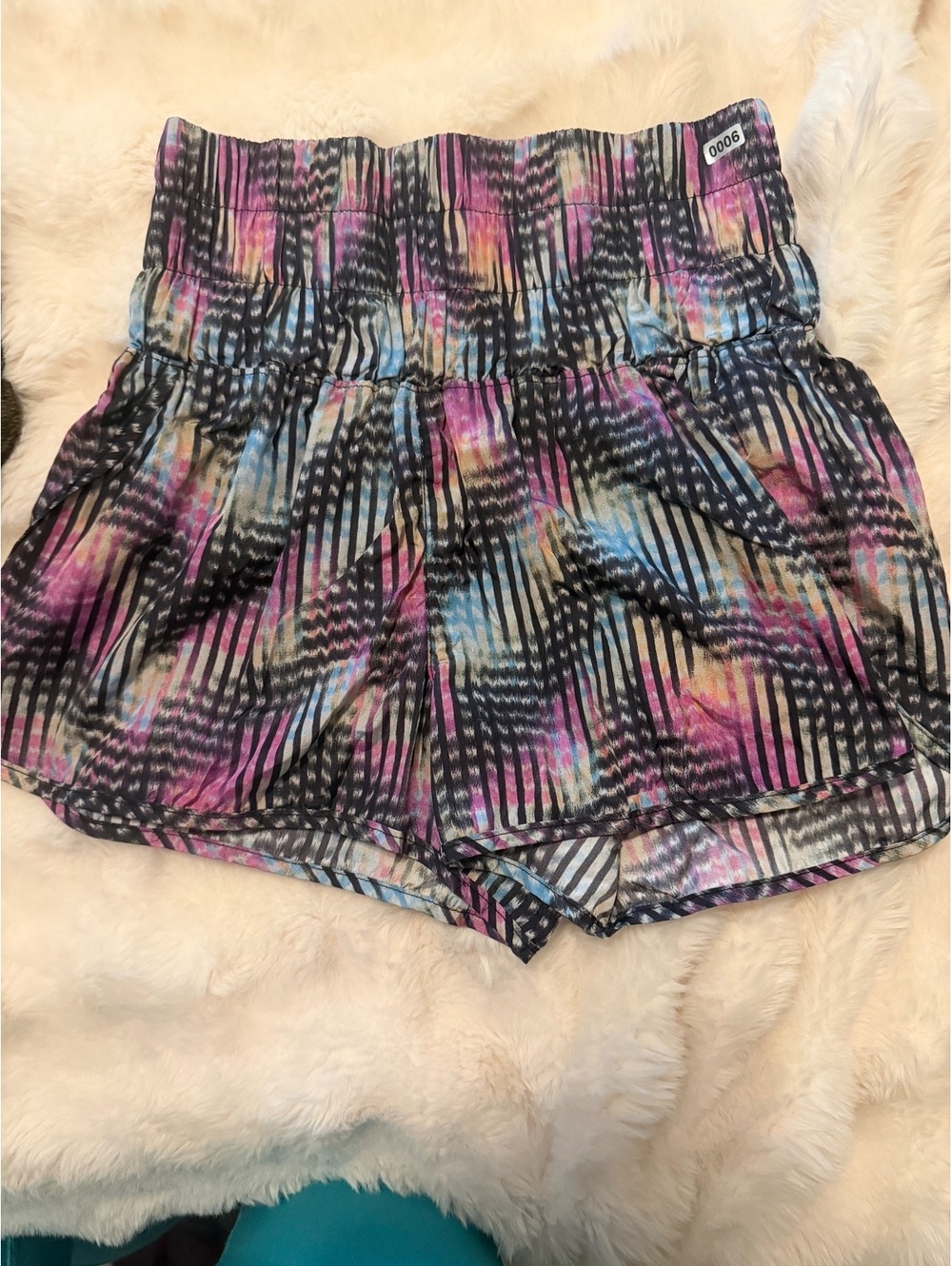 Free people Multicolor Patterned Shorts